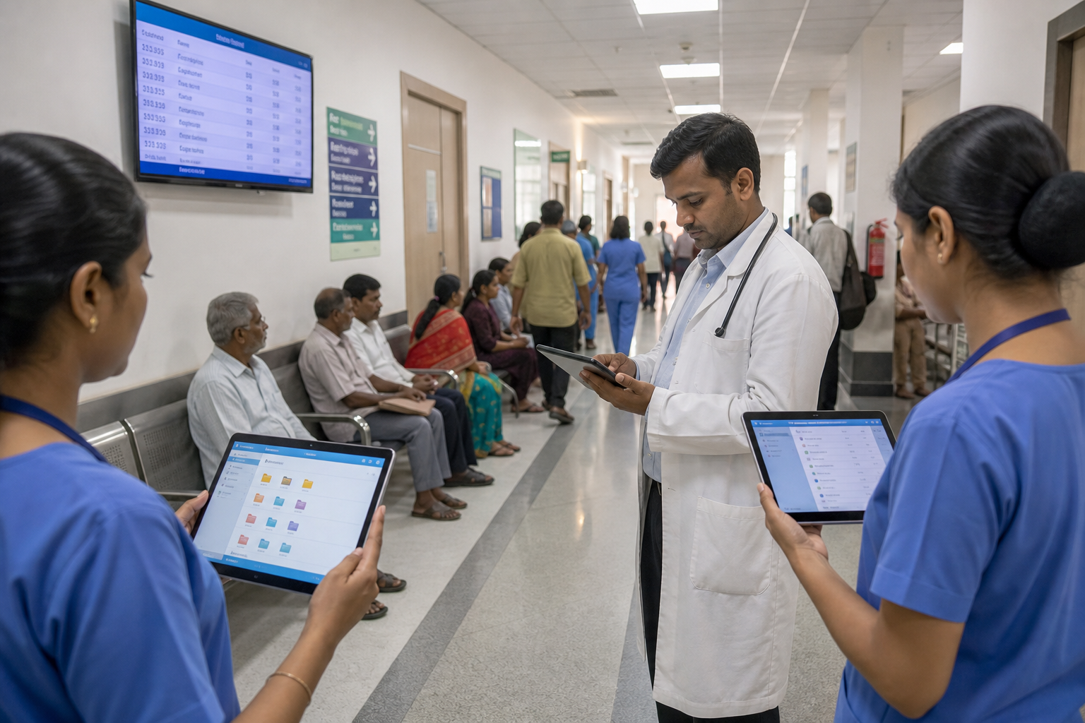 MediFlow EMR in clinic use