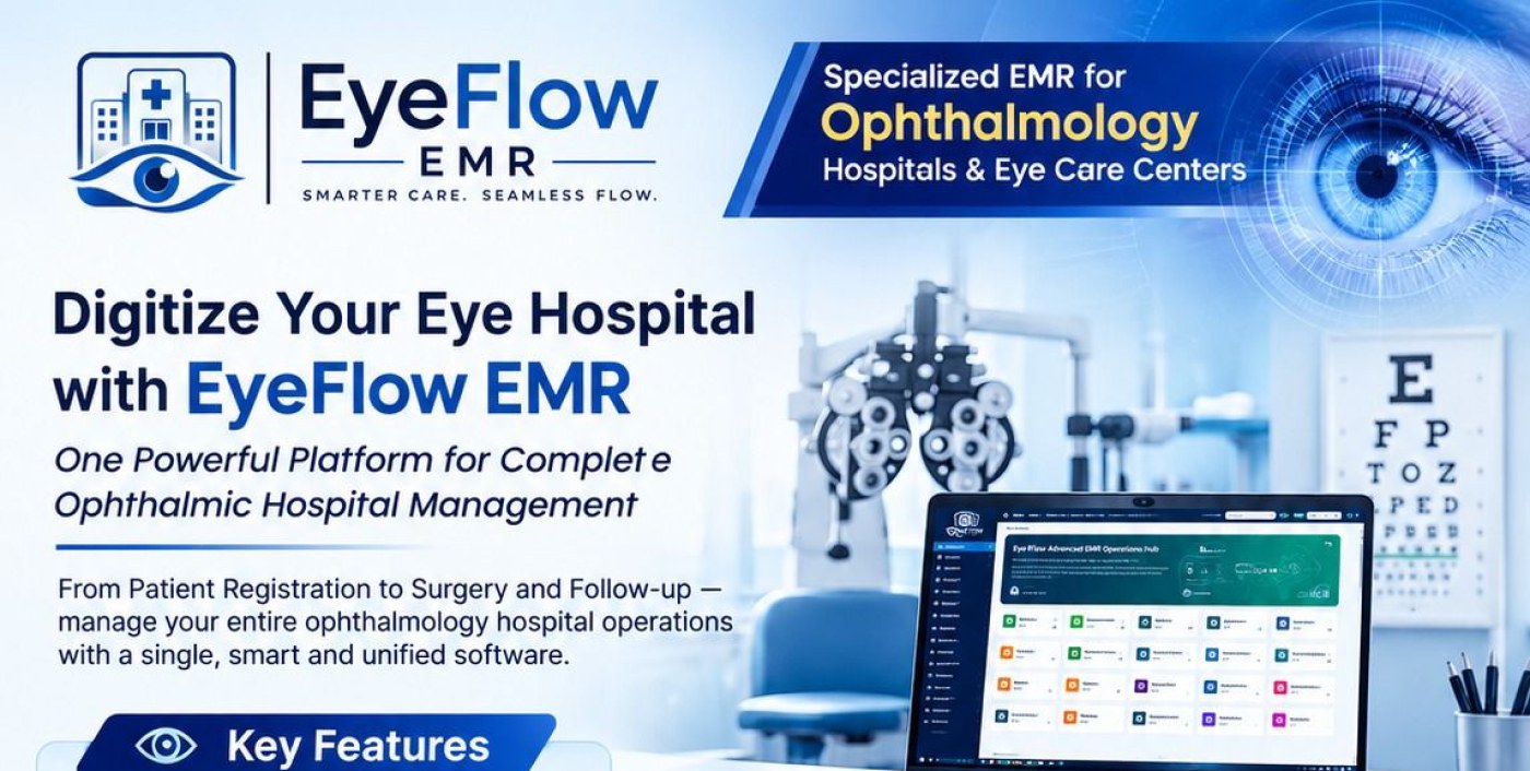 EyeFlow EMR complete product window